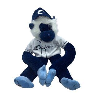 Columbus Clippers Plush Monkey Mascot Stuffed Animal 18" Minor League Baseball